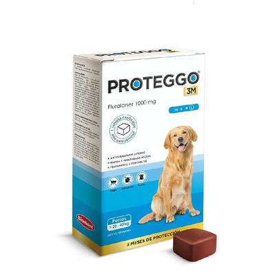 PROTEGGO - ANTIPULGAS PARA PERROS 3M DE 20 A 40KG 1 TABLETA