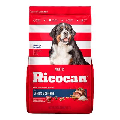 RICOCAN COMIDA PERRO ADULTO MEDIANO Y GRANDE CORDERO 22KG