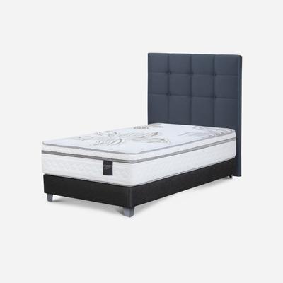 ROSEN BOX TARIMA ART 4 1.5 PLAZAS RESPALDO ISSEY AZUL