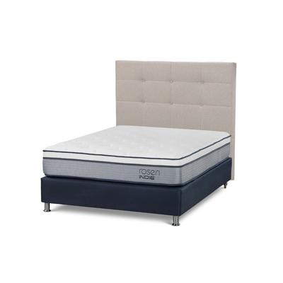 ROSEN DORMITORIO AMERICANO INDIE 2 PLAZAS + RESPALDO ISSEY NIEBLA 2 PLAZAS