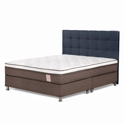 ROSEN DORMITORIO AMERICANO NEW STYLE 6 QUEEN + RESPALDO ISSEY AZUL 6