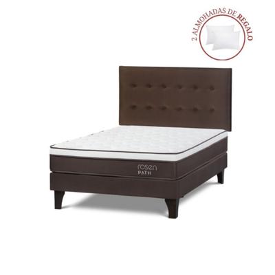 ROSEN DORMITORIO EUROPEO PATH 2 PLAZAS + RESPALDO WEST + 2 ALMOHADAS
