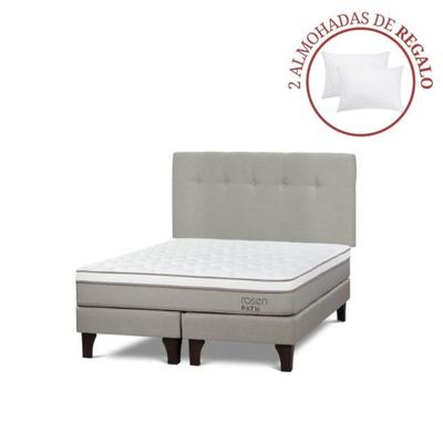ROSEN DORMITORIO EUROPEO PATH KING + RESPALDO N BENNET + 2 ALMOHADAS