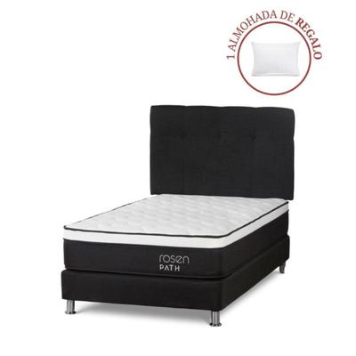 ROSEN DORMITORIO PATH 1.5 PLAZAS + RESPALDO N BENNET + 1 ALMOHADA