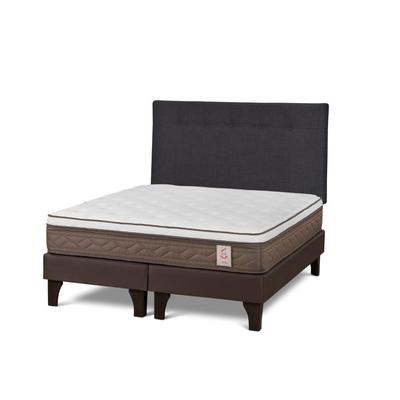ROSEN - DORMITORIO EUROPEO NS6 KING + RESPALDO N.BENNET GRAFITO - NEW STYLE 6