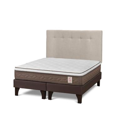 ROSEN - DORMITORIO EUROPEO NS6 QUEEN + RESPALDO N.BENNET NATURAL - NEW STYLE 6