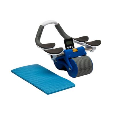 RUEDA ABDOMINAL DOBLE CON REBOTE AUTOMATICO SOPORTE Y TEMPORIZADOR GRATIS