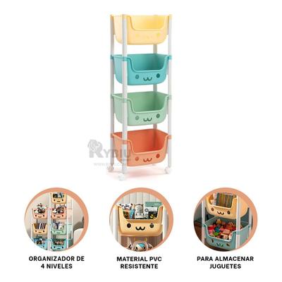 RYBIU ESTANTE DE ALMACENAMIENTO MULTICOLOR Y BANDERITAS ADHESIVAS
