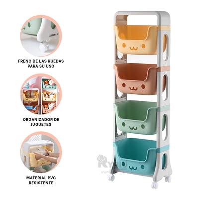 RYBIU ESTANTE INFANTIL PARA HOGAR MULTICOLOR Y+POST-IT ADHESIVOS