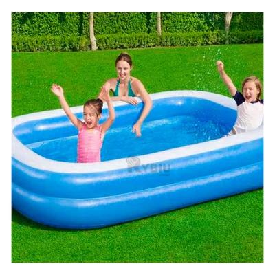 RYBIU-IMPORT PISCINA MEDIANA LINDA EN CELESTE Y+REGALO STICKERS