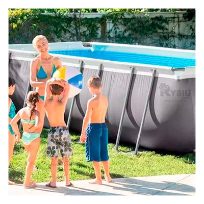 RYBIU-IMPORT PISCINA SENCILLA DE TRANSPORTAR Y ERGONOMICA Y+STICKERS