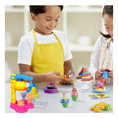 RYBIU IMPORT PLASTILINA MAQUINA DE HELADO EN AMARILLO Y PAPEL DE REGALO 9174