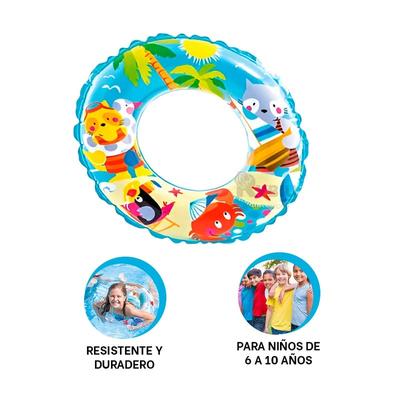RYBIU-IMPORT SALVAVIDAS DE SEGURIDAD EFECTIVO CELESTE Y+LIGAS DE REGALO