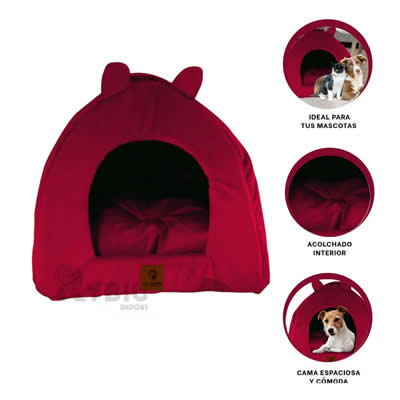 RYBIU IMPORT - CASITA SEGURO PARA CANES TALLA S