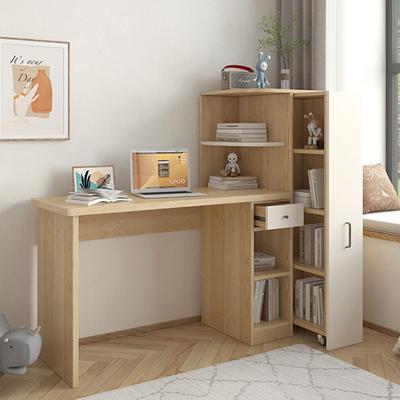 R&R MUEBLES ESCRITORIO CON ESTANTES VINTAGE ONELIA 122CM