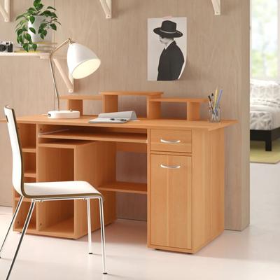 R&R MUEBLES ESCRITORIO MODERNO NATCH CON MULTIPLES COMPARTIMIENTOS