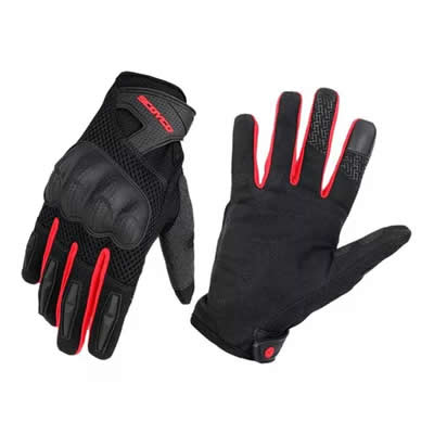 SCOYCO - GUANTES ANTIDESLIZANTES REFORZADOS MOTOCICLISTAS MC58
