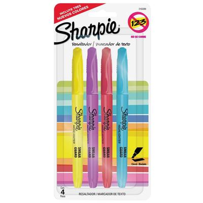 SHARPIE MARCADOR POCKET COLORES SURTIDOS 4 UNIDADES