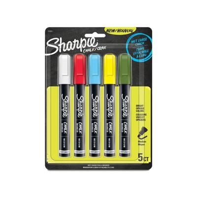 SHARPIE MARCADOR TIZA LIQUIDA BORRABLE CHALK 5CT