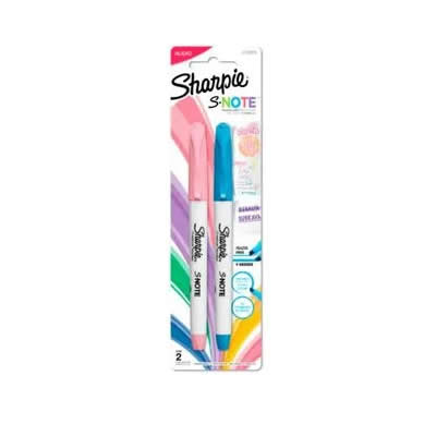 SHARPIE RESALTADOR NOTE BLISTER X2