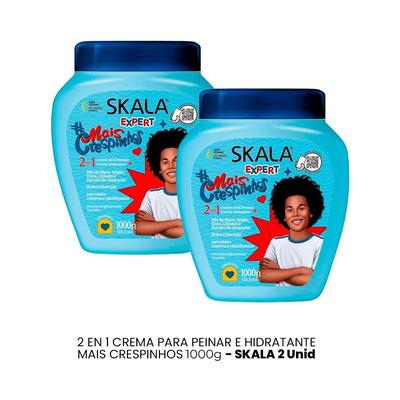 SKALA 2 EN 1 CREMA PARA PEINAR E HIDRATANTE 1000G 2 UNID