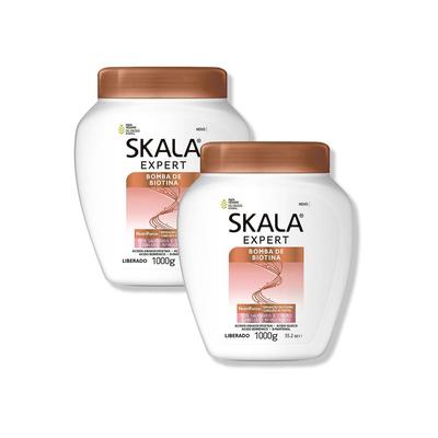 SKALA CREMA DE TRATAMIENTO CAPILAR BOMBA BIOTINA CURL GIRL VEGANA 1000G 2 UNID