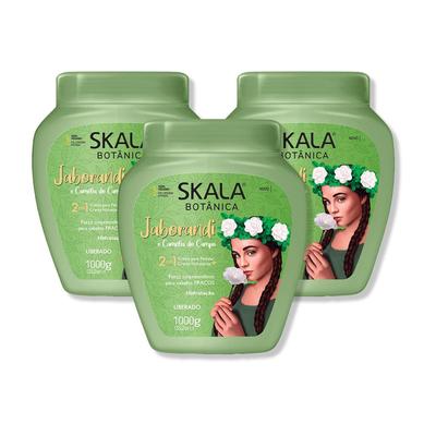 SKALA CREMA DE TRATAMIENTO JABORANDI Y CAMELIA 1000G 3 UNID