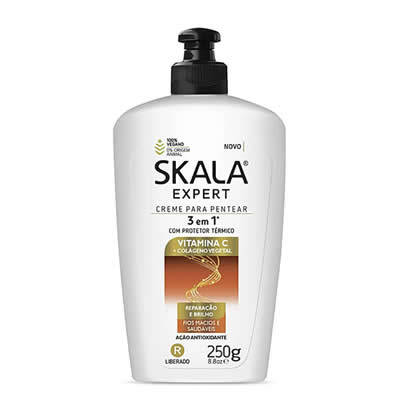 SKALA CREMA PEINAR 3 EN 1 VITAMINA C Y COLAGENO VEGETAL 250 ML