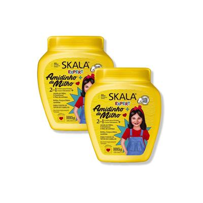 SKALA CREMA TRATAMIENTO CAPILAR AMIDINHO DE MILHO KIDS 1000G EXPERT 2 UNID