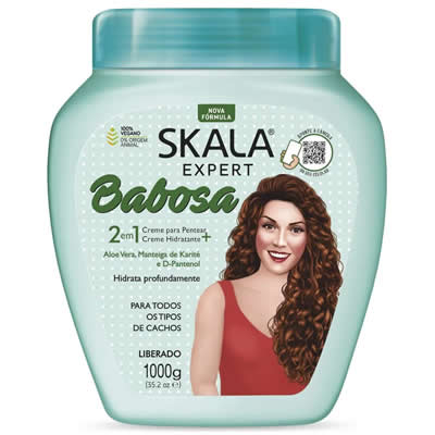 SKALA MASCARILLA 1KG CAP BABOSA 2 EN 1 RIZOS HIDRATADOS ANTIFRIZZ