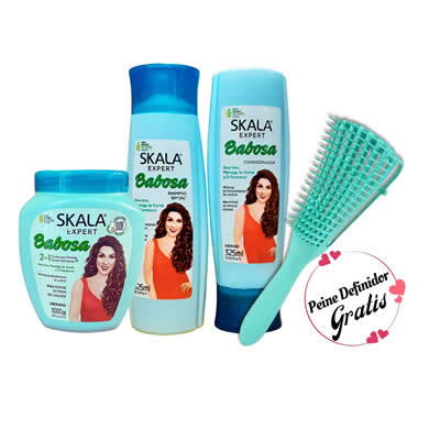 SKALA SET ANTI FRIZZ BABOSA RIZOS HIDRATADOS + CEPILLO DEFINIDOR GRATIS