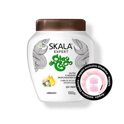 SKALA TRATAMIENTO CAPILAR OLEO DE COCO EXPERT + DIADEMA Y MUÑEQUERA