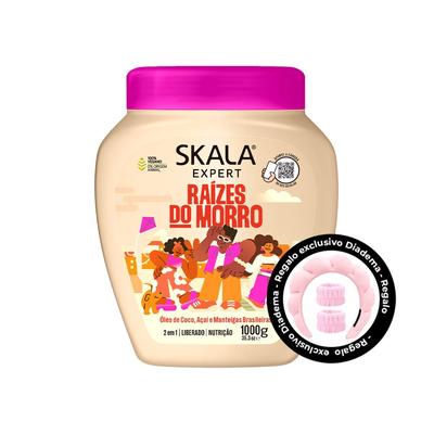 SKALA TRATAMIENTO RAIZES DO MORRO 1KG + REGALO DIADEMA Y MUÑEQUERAS
