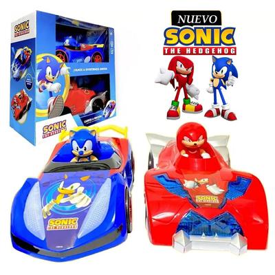 SONIC - COCHES CARROS A FRICCION SONIC CON LUCES Y MUSICAL