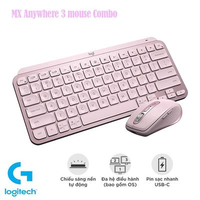 TECLADO LOGITECH MX KEYS MINI MOUSE LOGITECH MX ANYWHERE 3