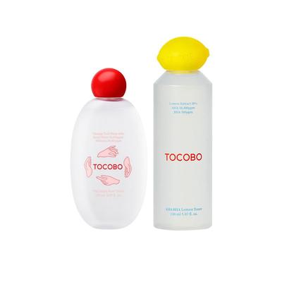 TOCOBO VITA BERRY PORE TONER 150 ML + AHA BHA LEMON TONER 150 ML