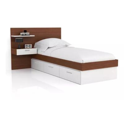 TU MESITA CAMA JUVENIL + CABECERA + MESA DE NOCHE JANEIRO 3 CAJONES