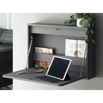 TU MESITA ESCRITORIO ABATIBLE MAURI COLOR GRIS