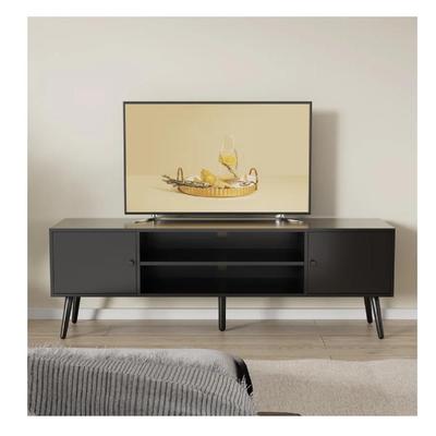 TU MESITA MESA DE TV MULTIUSOS 70 KLAUN MELAMINA 18MM 2 CAJONES