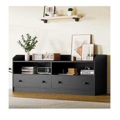 TU MESITA MESA MODERNA DE TV 60 RODRY MELAMINA 18MM 2 CAJONES