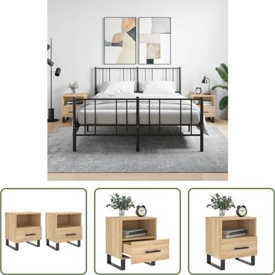 TU MESITA VELADOR MESA DE NOCHE SAORI 1 CAJON COLOR DUNA