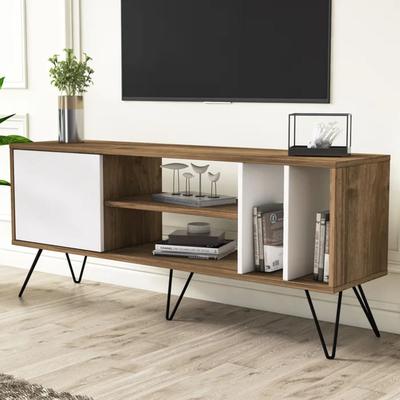 TU MESITA - MESA DE TV CLASICA MARTINA 1 PUERTA MARRON