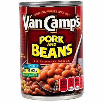 VAN CAMP'S PORK AND BEANS FRIJOLES CON TOCINO 15OZ