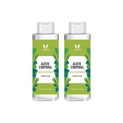 VENA 2 ACEITE CORPORAL HIERBA LUISA 250 ML C/U