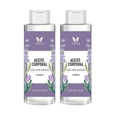 VENA 2 ACEITE CORPORAL LAVANDA 250 ML C/U
