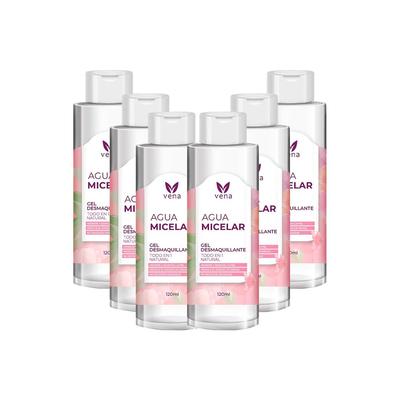 VENA 6 AGUA MICELAR EN GEL 120 ML C/U