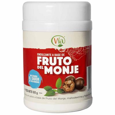 VIA ENDULZANTE EN POLVO A BASE DE FRUTO DEL MONJE 60G