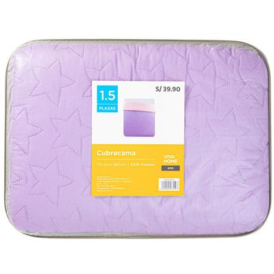 VIVA HOME CUBRECAMA BICOLOR 1.5 PLAZAS