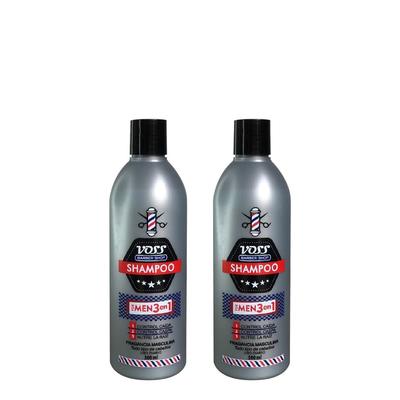 VOSS SHAMPOO 2 UNIDADES 3 EN 1 FOR MEN 500ML