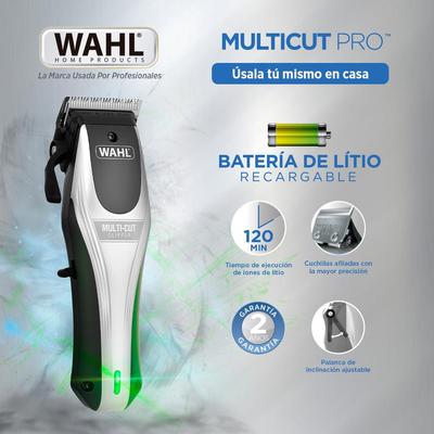 WAHL CORTADORA DE CABELLO RECARGABLE KIT MULTI-CUT PRO 09657-008